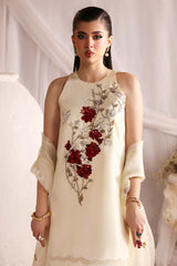 LUMINA BY RABIA ZAHUR | THIS ENSEMBLE EXUDES TIMELESS ELEGANCE AND MODERN SOPHISTICATION | ELEGANTLY HEAVY THREAD EMBROIDERED MULTI SEQUENCE WORK WITH MOTI WORK LAVA SILK DRESS | UNSTITCHED 3-PIECE SUIT | LP0314