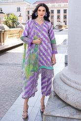 AGHAZ E NOU BY CHARIZMA | DIGITAL PRINTED WITH EMBROIDERED LAWN | UNSTITCHED 3-PIECE SUIT | AG5-02