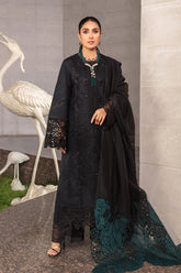 ZOYA BY RANG RASIYA | PREMIUM EMBROIDERED CHICKENKARI LAWN WITH LAZER CUT WORK | UNSTITCHED 3-PIECE SUIT | D-06