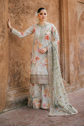 IZNIK | MULTI DIGITAL PRINTED WITH PREMIUM EMBROIDERED LAWN | UNSTITCHED 3-PIECE SUIT | UE-311
