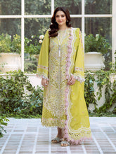 BIN ILYAS | PREMIUM MULTI THREAD EMBROIDERED WITH SCHIFFLI WORK & LAZER CUT WORK LAWN 25" | UNSTITCHED 3-PIECE SUIT | D-105-A