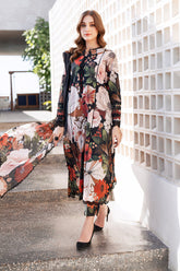 BAROQUE | BEAUTIFULLY MULTI DIGITAL PRINTED LAWN WITH THREAD EMBROIDERED SEQUENCE WORK | UNSTITCHED 3-PIECE SUIT | SF-4065