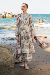 BAROQUE | BEAUTIFULLY ARTICLE | MULTI DIGITAL PRINTED WITH THREAD EMBROIDERED LAWN | UNSTITCHED 3-PIECE SUIT | UF-4126