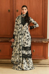 ANEELAS | SWISS LAWN DIGITAL PRINTED WITH EMBROIDERED LAWN | UNSTITCHED 3-PIECE SUIT | 1486