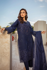 ZARA BY RANG RASIYA | PREMIUM EMBROIDERED LAWN WITH SCHIFFLI WORK | UNSTITCHED 3-PIECE SUIT