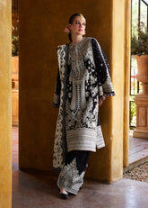SHAMS BY HUSSAIN REHAR | ELEGANTLY PREMIUM EMBROIDERED LAWN | UNSTITCHED 3-PIECE SUIT