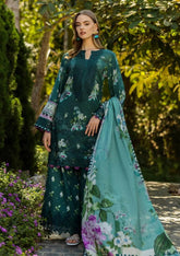 JADE EMBRACE BY ELAF | DIGITAL PRINTED WITH CHICKENKARI LAWN & HEAVY EMBROIDERED SEQ WORK | UNSTITCHED 3-PIECE SUIT | ELK-07B