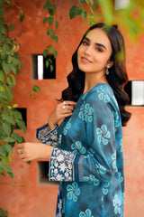 Nishat Summer Unstitched Embroidered Lawn 3Pc Suit