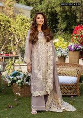 RAHA BY ELAF | LUXURY CHICKENKARI LAWN WITH FULLY HEAVY MULTI THREAD EMBROIDERED WORK | UNSTITCHED 3-PIECE SUIT ELM-1A