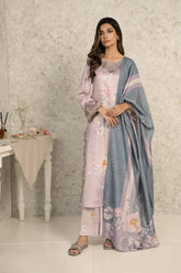 Iznik Purple Digital Printed Lawn Collection Replica