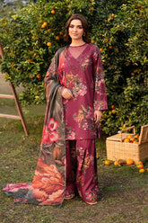 IZNIK | LUXURY MULTI DIGITAL PRINTED WITH EMBROIDERED LAWN | UNSTITCHED 3-PIECE SUIT | UE-385