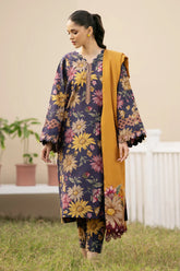 Baroque Blue Digital Printed Lawn Collection Replica