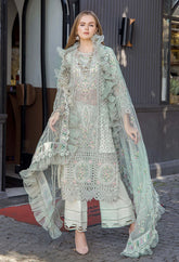 Adan Libas Pistachio Luxury Lawn Collection Replica