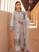 Rang Rasiya Premium Embroidered Lawn Unstitched 3Pc Suit D-02 PARISA