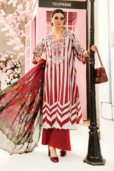 MPRINTS BY MARIA.B | ELEGANTLY EMBROIDERED LAWN | UNSTITCHED 3-PIECE SUIT | MPT-2609-A