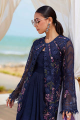 MARIA B | DESIGNED TO EXUDE ELEGANCE AND SOPHISTICATION | FULL HEAVY CHICKENKARI WORK & HEAVY MULTI FLOWER EMBROIDERED WORK LAWN | UNSTITCHED 3-PIECE SUIT | EL-25-10