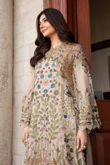 MARIA B - LUXURY 3D PRINTED LAWN WITH EMBROIDERED UNSTITCHED SUIT