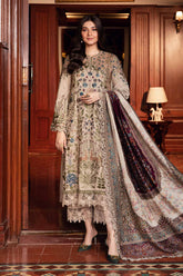 MARIA B - LUXURY 3D PRINTED LAWN WITH EMBROIDERED UNSTITCHED SUIT