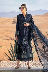 MARIA.B | LUXURY LAWN | SCHIFFLI WORK WITH FULL HEAVY EMBROIDERED | UNSTITCHED 3-PIECE SUIT | 2504-B