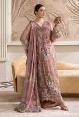 MARIA B | FULLY HEAVY HAND EXQUISITELY EMBROIDERED CHIFFON DRESS | UNSTITCHED 3-PIECE SUIT | MPC-25-105