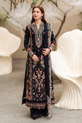 QALAMKAR | LUXURY LAWN FULL HEAVY MULTI THREAD EMBROIDERED WORK | UNSTITCHED 3-PIECE SUIT | FK-15 HANNAH