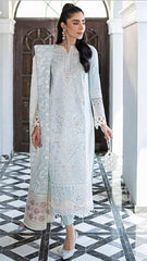 CHICKEN KARI - LIGHT BLUE LUXURY LAWN WITH EMBROIDERED UNSTITCHED 3-PIECE SUIT