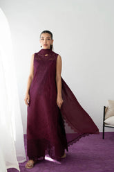 ZAIB | MAGENTA | LUXURY LAWN FULL HEAVY EMBROIDERED | UNSTITCHED 3-PIECE SUIT | FESTIVE EID 25'