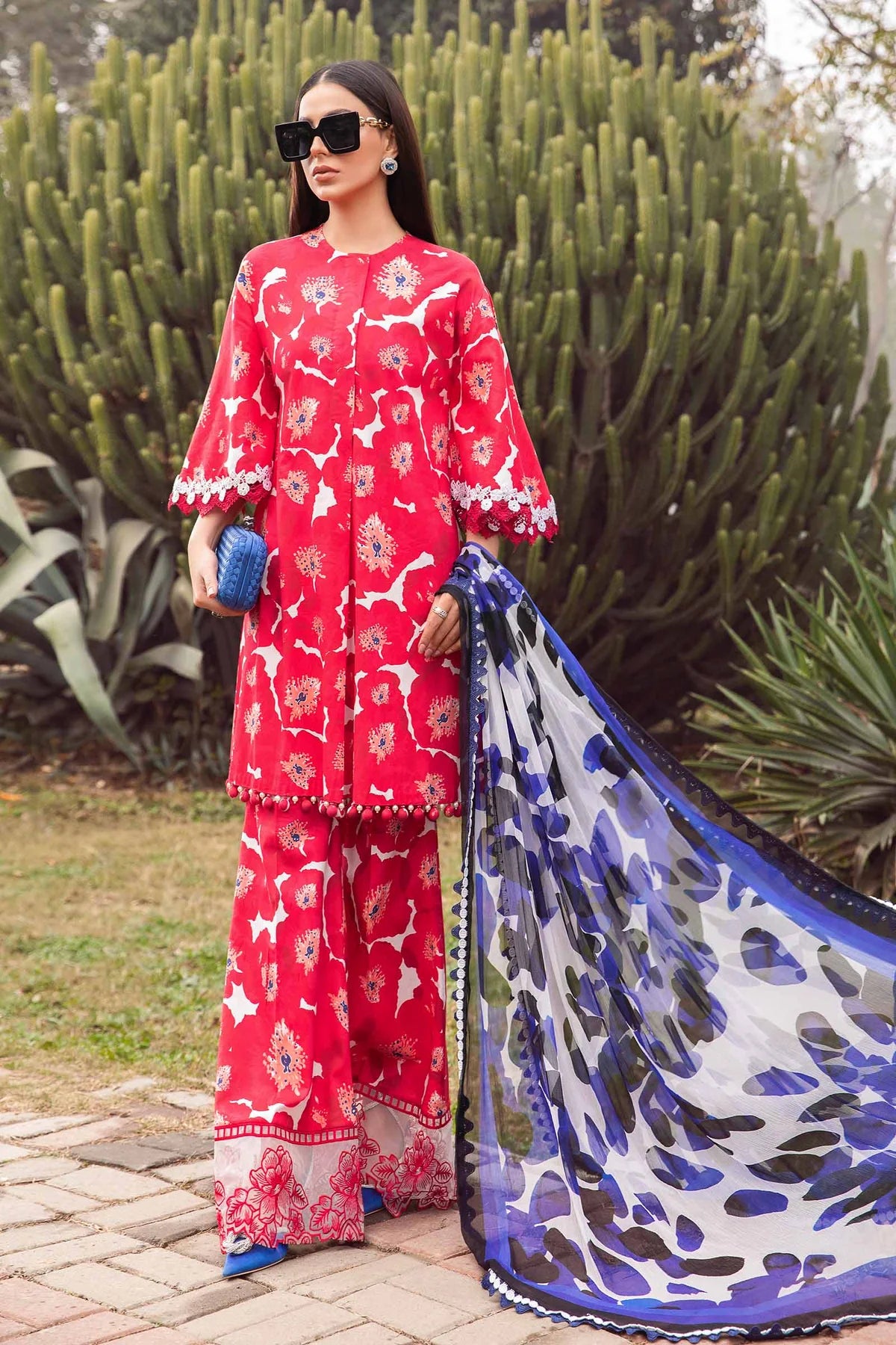 Maria B Mprint Red Printed Lawn Collection Replica Shanzay Outfit Maria B Mprint Red Printed Lawn Collection Replica Shanzay Outfit