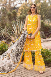 Maria B Mprint Yellow Printed Lawn Collection Replica