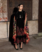 STELLAR BY JUGNU | LUXURY LAWN HEAVY MULTI THREAD EMBROIDERED WITH LAZER CUT WORK | UNSTITCHED 3-PIECE SUIT