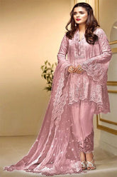 ANAYA -PIYAZI - EXCLUSIVE FORMAL COLLECTION - FULL NET EMBROIDERED UNSTITCHED 3-PIECE SUIT