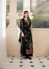 SHANAYA BY HASEENS - CHIFFON EMBROIDERED & HAND EMBELLISHED 3 PIECE DRESS