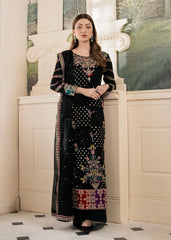 SHANAYA BY HASEENS - CHIFFON EMBROIDERED & HAND EMBELLISHED 3 PIECE DRESS