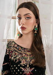SHANAYA BY HASEENS - CHIFFON EMBROIDERED & HAND EMBELLISHED 3 PIECE DRESS
