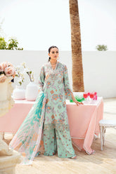 RAMSHA | BEAUTIFUL MULTI DIGITAL PRINTED WITH EMBROIDERED LAWN | UNSTITCHED 3-PIECE SUIT | N-607