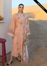 TWIRLS AND TIES BY CRIMSON | HEAVY MULTI THREAD EMBROIDERED LAWN WITH CHICKENKARI WORK | UNSTITCHED 3-PIECE SUIT | D-08-A