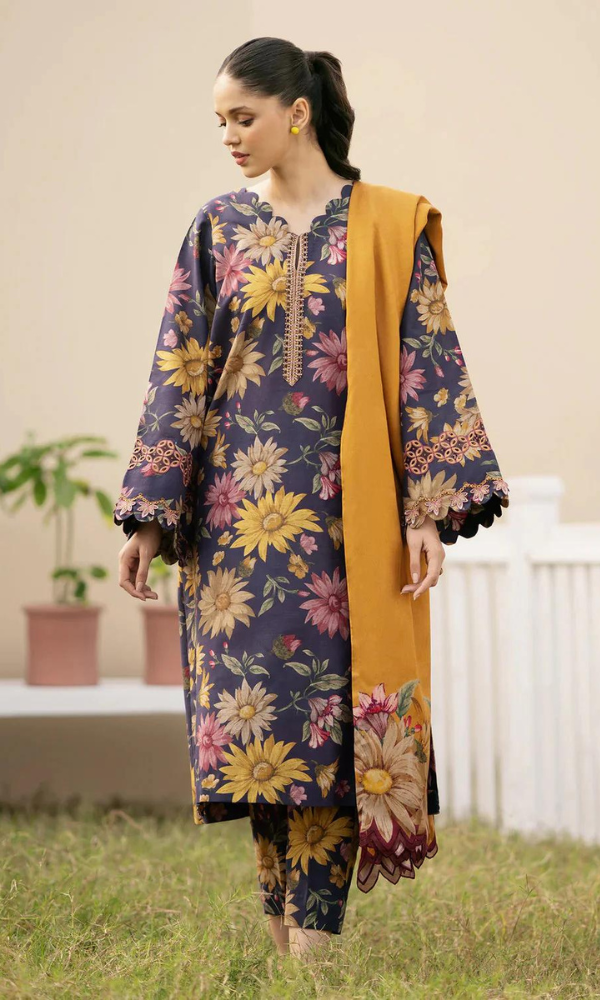 BAROQUE | MULTI DIGITAL PRINTED WITH PREMIUM EMBROIDERED LAWN | UNSTITCHED 3-PIECE SUIT BAROQUE | MULTI DIGITAL PRINTED WITH PREMIUM EMBROIDERED LAWN | UNSTITCHED 3-PIECE SUIT