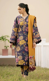 BAROQUE | MULTI DIGITAL PRINTED WITH PREMIUM EMBROIDERED LAWN | UNSTITCHED 3-PIECE SUIT