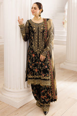 DASTAN-E-JASHAN BY CHARIZMA | EXUDES A SENSE OF MODERN ROYALTY | PREMIUM HANDMADE EMBELLISHMENT EMBROIDERED SEQUENCE WORK CHIFFON SHIRT | UNSTITCHED 3-PIECE SUIT | DJ5-03