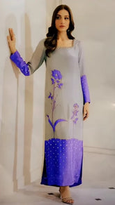 HURAI BY LULUSAR SWISS LAWN | HEAVY PEARL'S WORK | UNSTITCHED 3-PIECE SUIT