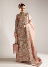 HUSSAIN REHAR-VERVE-TEA PINK WEDDING EDITION | CHIFFON