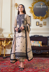 IQRA AZIZ EDIT BY ASIM JOFA SKIN FORMAL COLLECTION CHIFFON SUIT