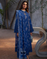 Suffuse Blue Luxury Lawn Collection Replica