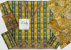 Maria B Mprint Mustard Printed Lawn Collection Replica