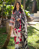 ELAF Signature Embroidered Lawn Unstitched 3Pc Suit ESL-01B CLAUDIA