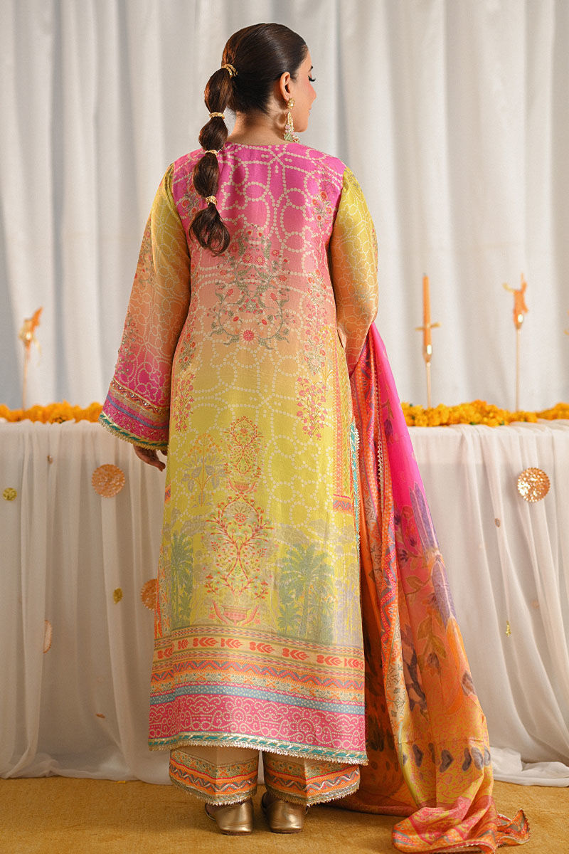 MIRAAL BY ANSAB JAHANGIR STUDIO | MULTI DIGITAL PRINTED SWISS LAWN | PREMIUM EMBROIDERED WORK | UNSTITCHED 3-PIECE SUIT