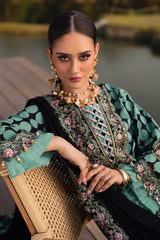 FESTIVE EDIT BY CHARIZMA | BEAUTIFULLY POLKA DOT DIGITAL PRINTED LAWN | CHICKENKARI WORK WITH HEAVY THREAD EMBROIDERED SEQUENCE WORK | UNSTITCHED 3-PIECE SUIT | CQ5-04