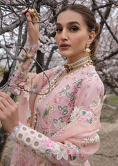 CRIMSON - BELIEVE IN HER - BLUSH PINK - LUXURY LAWN '25 - HEAVY EMBROIDERED - UNSTITCHED 3-PIECE SUIT