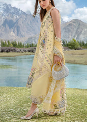 CRIMSON - A French Brunch - Sunflower Yellow - LUXURY LAWN CHIKANKARI - EMBROIDERED UNSTITCHED 3-PIECE SUIT