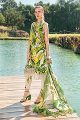 MARIA.B | MPRINTS WITH HEAVY EMBROIDERED LAWN | UNSTITCHED 3-PIECE SUIT | MPT-2503-A
